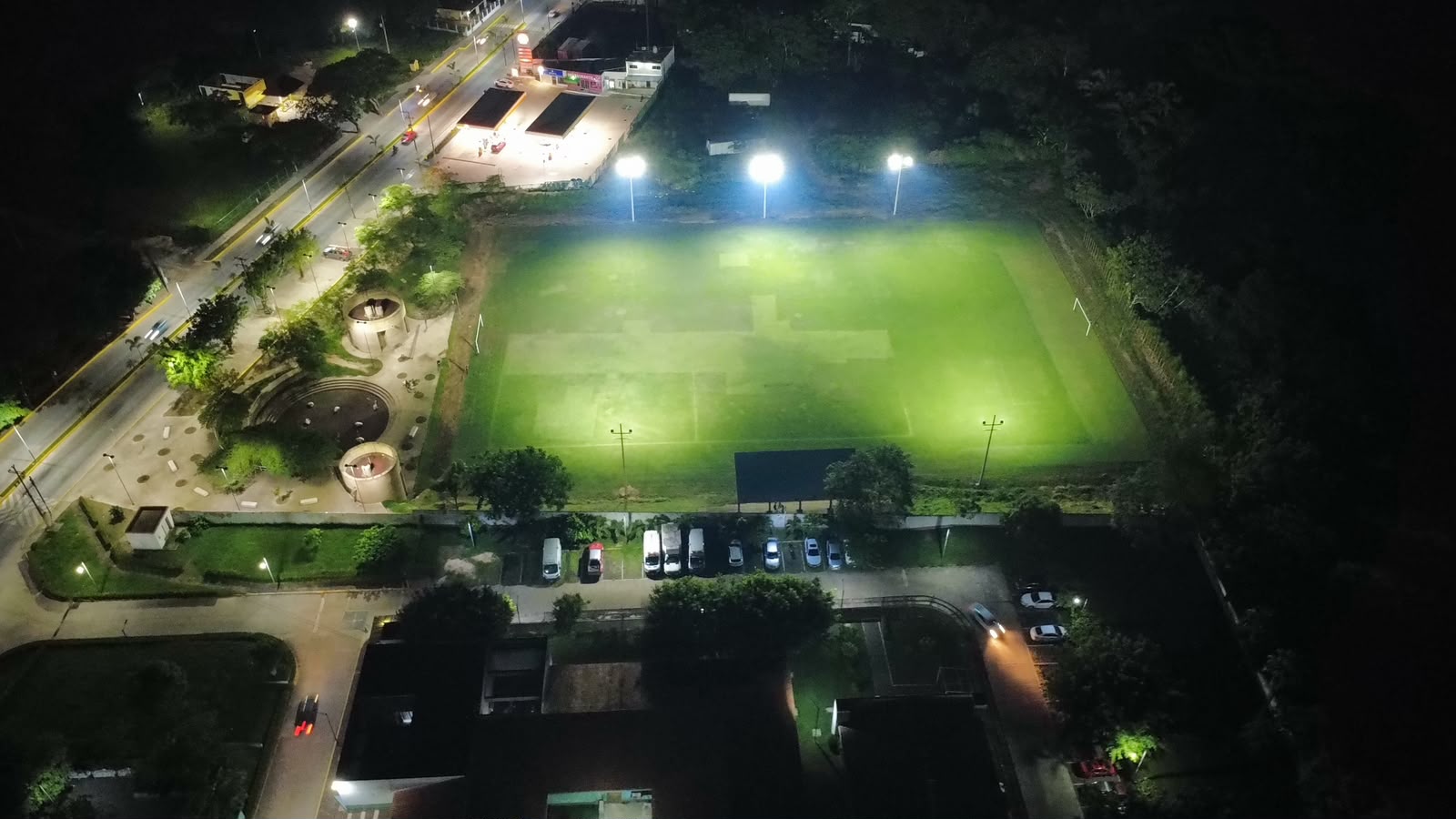 REHABILITACIÓN DE CANCHA DE FÚTBOL 11 EN MÓDULO DEPORTIVO Y ESPACIO PÚBLICO "LA MALINCHE" EN OLUTA