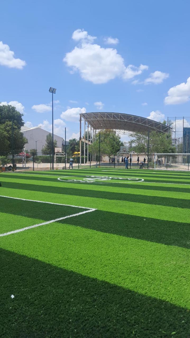 CONSTRUCCIÓN DE CANCHA DE FÚTBOL 5 EN UNIDAD DEPORTIVA FRANCISCO SARABIA EN LERDO