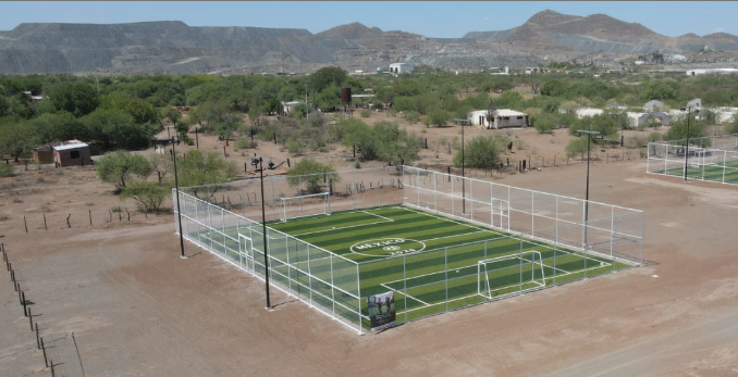 CONSTRUCCIÓN DE CANCHA FÚTBOL 5 EN ESTACIÓN LLANO EN SANTA ANA 1