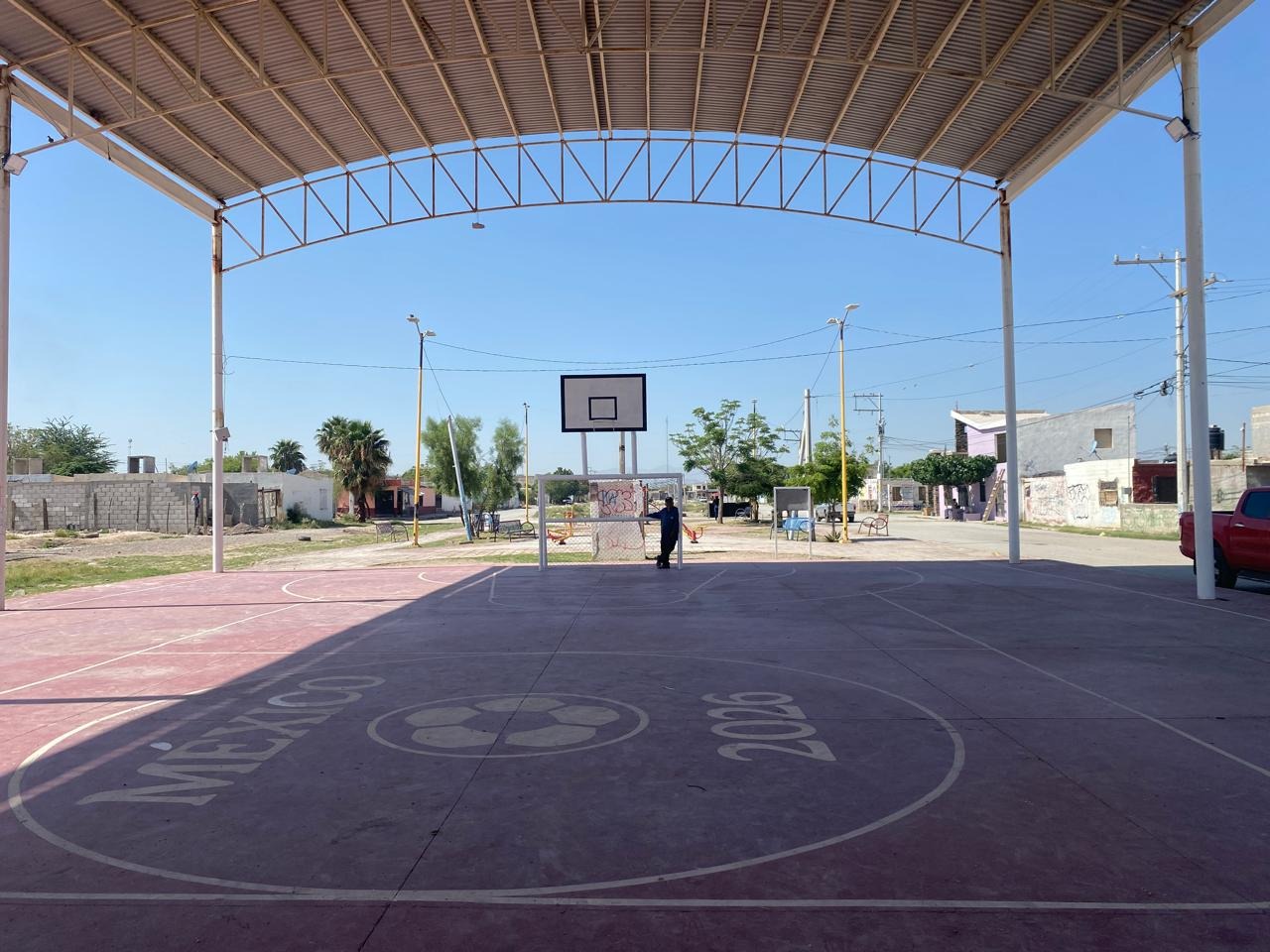 REHABILITACIÓN DE MULTICANCHA EN COLONIA LUIS DONALDO COLOSIO EN GÓMEZ PALACIO