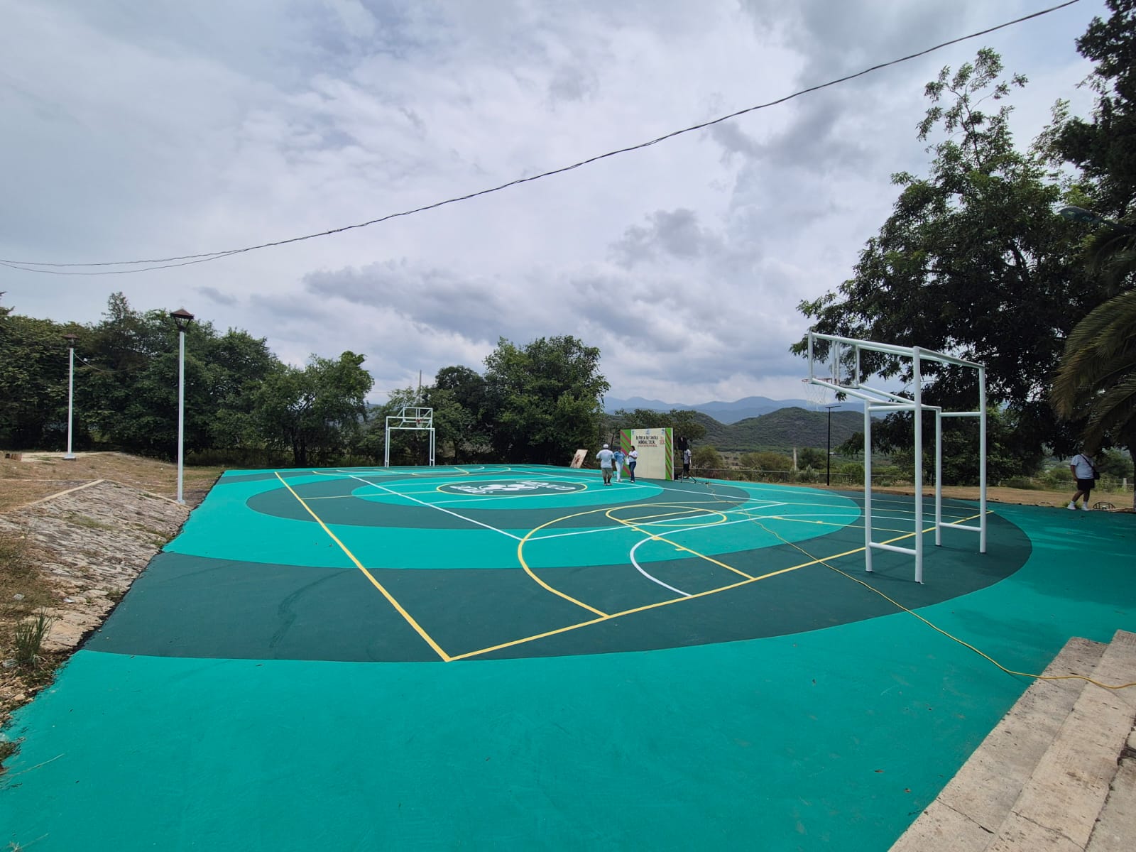 REHABILITACIÓN DE MULTICANCHA EN UNIDAD DEPORTIVA 1 EN LANDA DE MATAMOROS