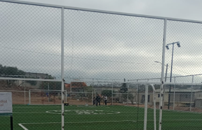 CONSTRUCCIÓN DE CANCHA FÚTBOL 5 EN PIEDRAS NEGRAS EN ENSENADA