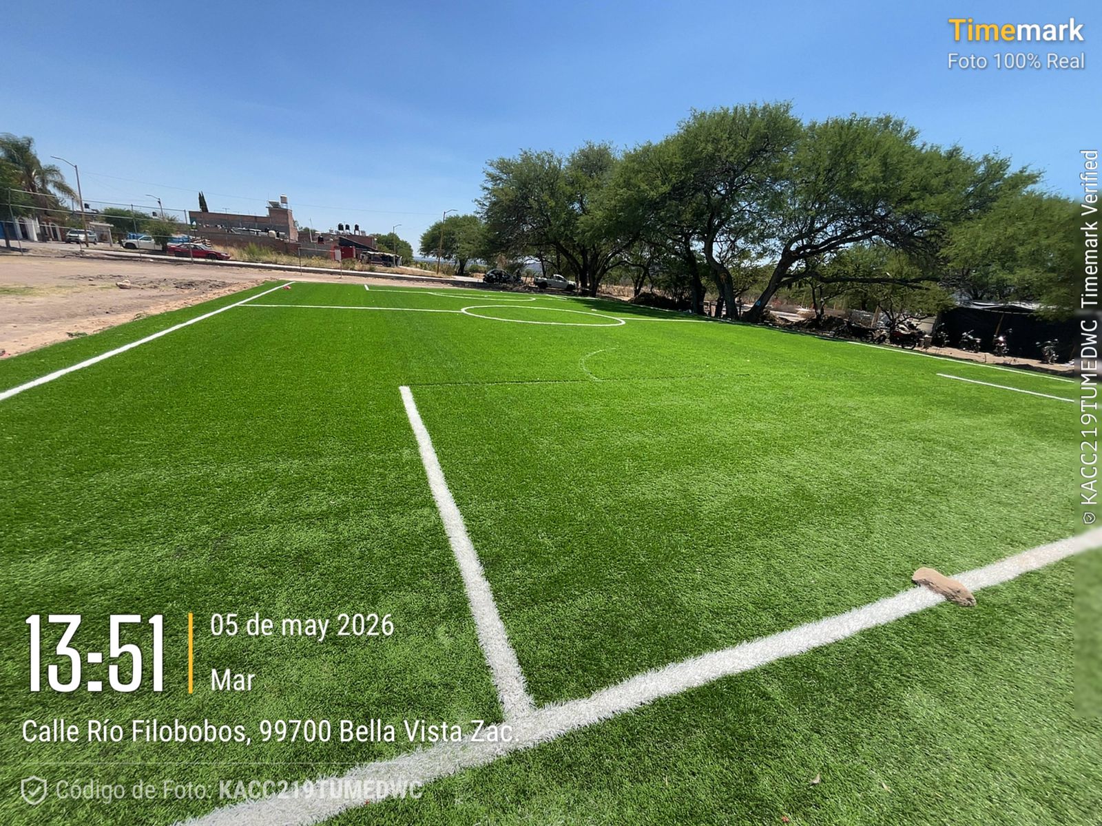 CONSTRUCCIÓN DE CANCHA FÚTBOL 5 EN COPROVI BELLA VISTA EN TLALTENANGO DE SÁNCHEZ ROMÁN