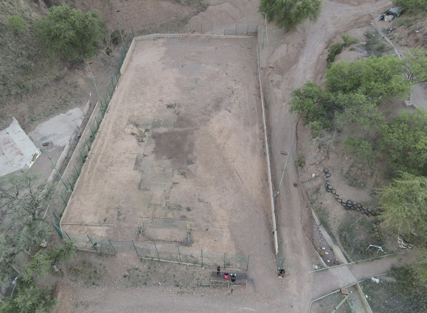 REHABILITACIÓN DE CANCHA FÚTBOL 5 EN LAS TERRAZAS EN NOGALES