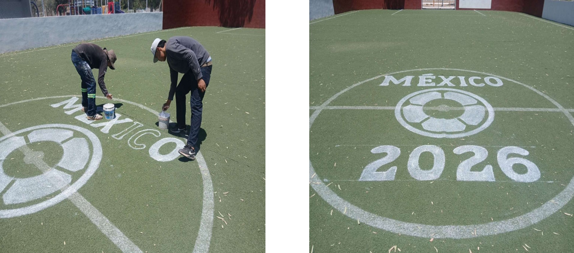 CANCHA EN UNIDAD DEPORTIVA LAS JARILLAS