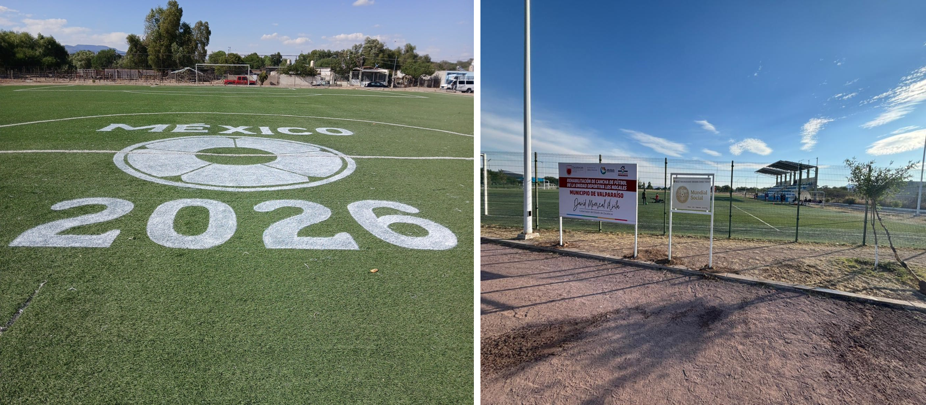 CANCHA EN UNIDAD DEPORTIVA LOS NOGALES