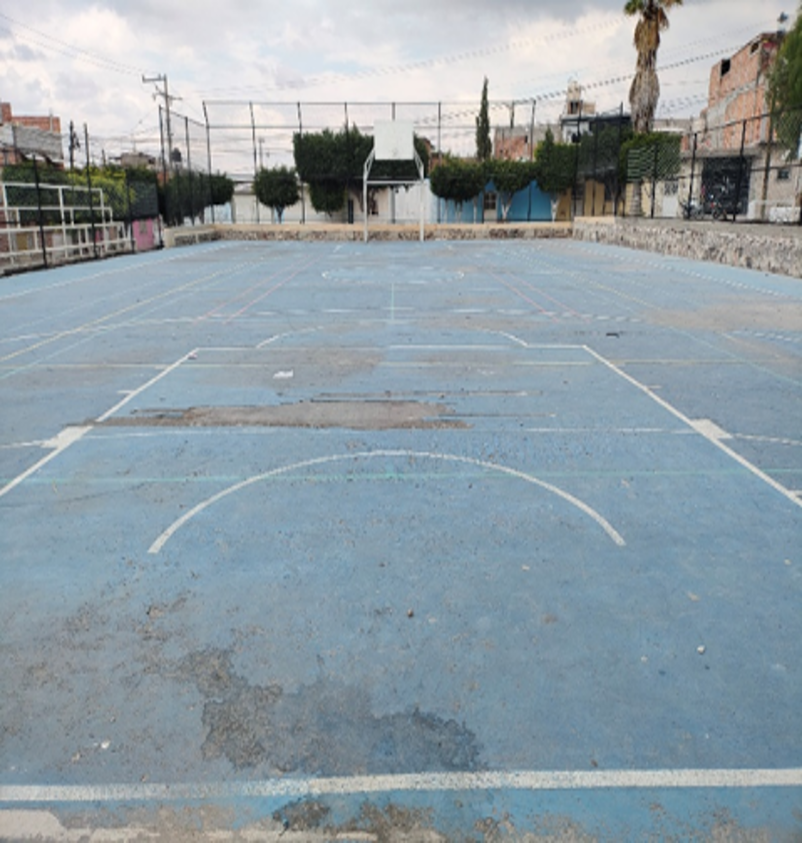 CANCHA EN COLONIA FELIPE CARRILLO PUERTO