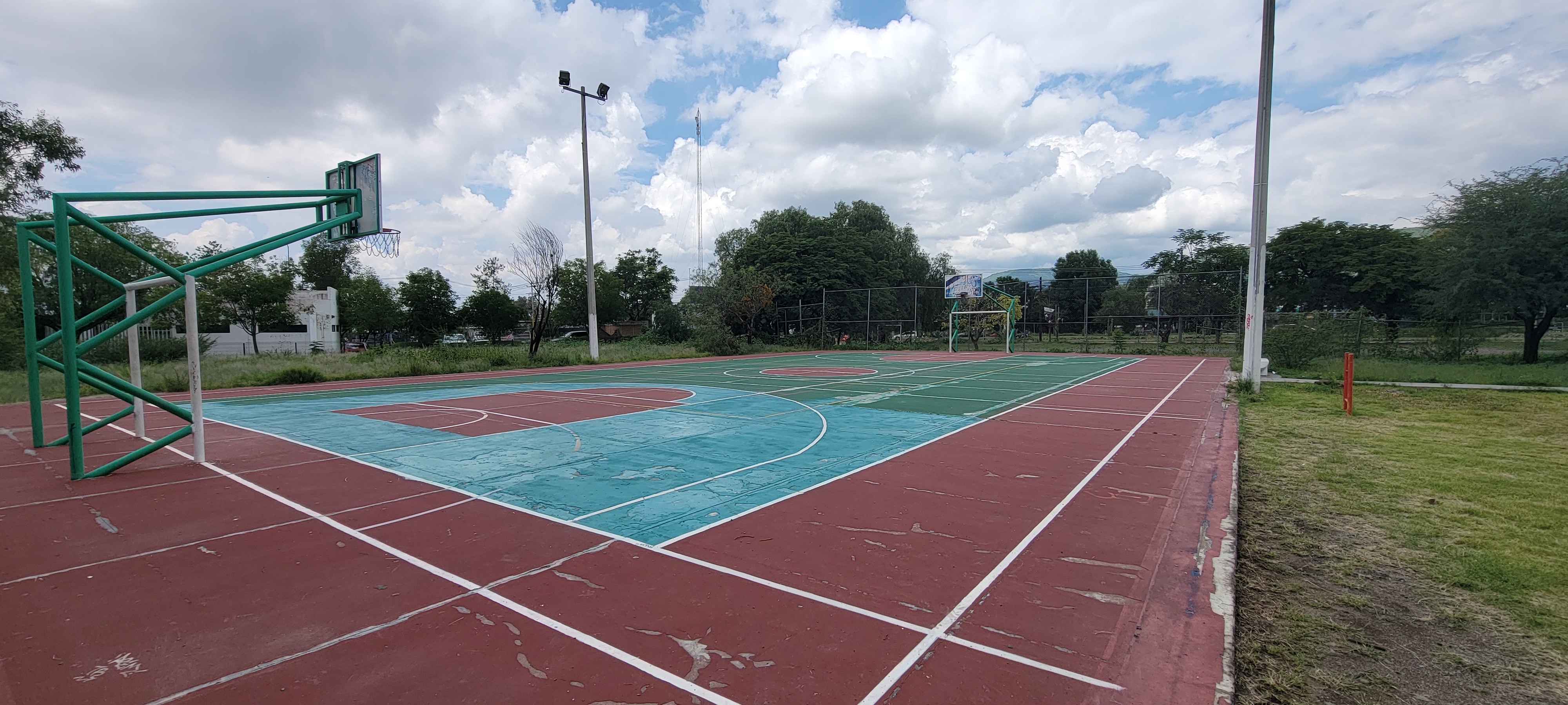 CANCHA EN ESPACIO PÚBLICO DE LA COLONIA VILLAS DE SAN JUAN