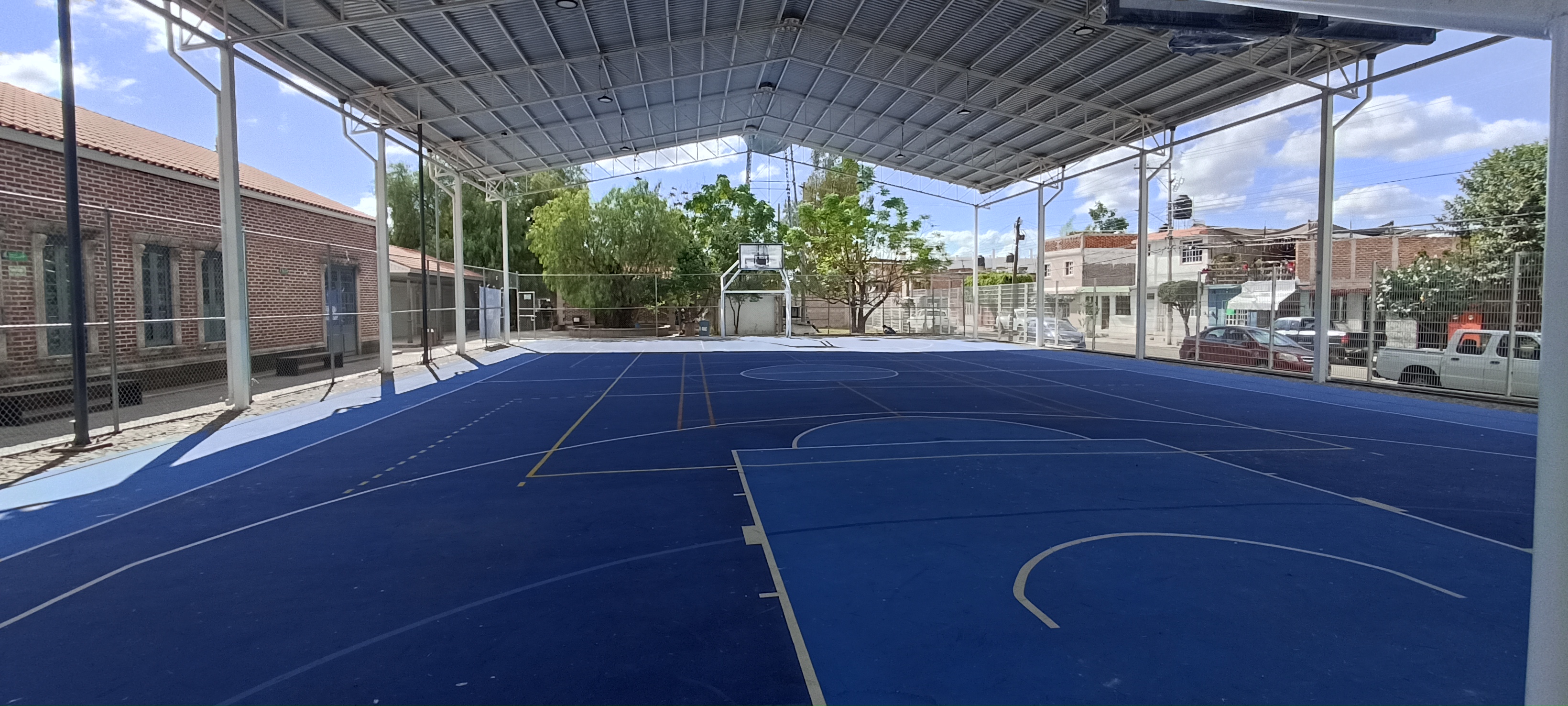 CANCHA EN EL CENTRO NUEVO COMIENZO BENITO JUÁREZ