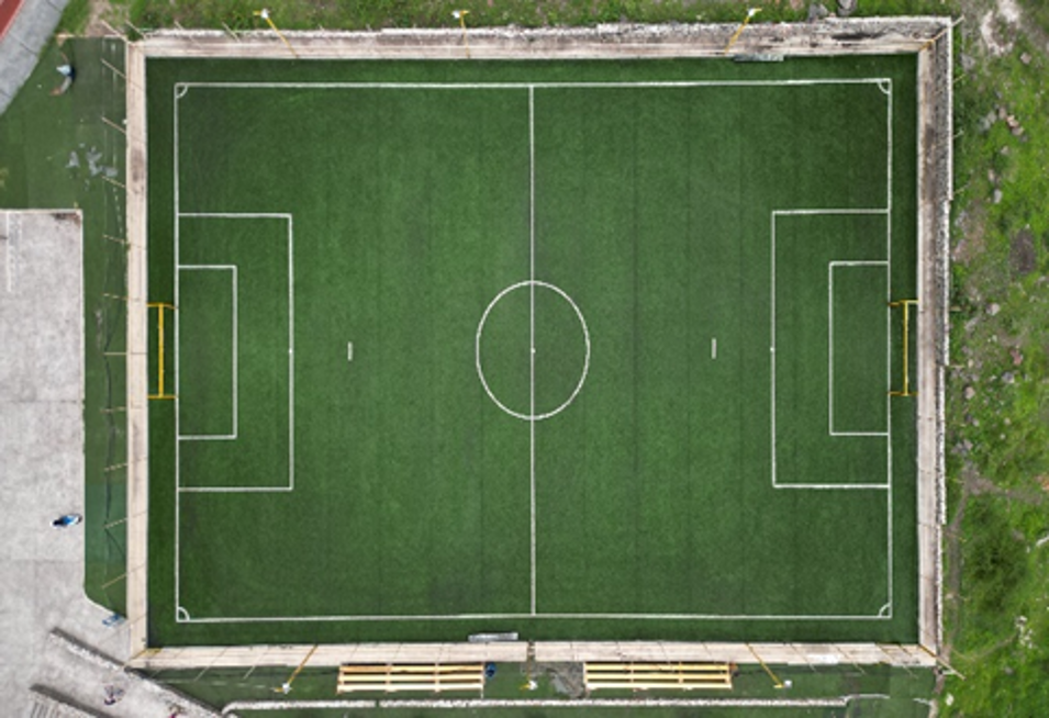 CANCHA DE FÚTBOL EN UNIDAD DEPORTIVA SUR
