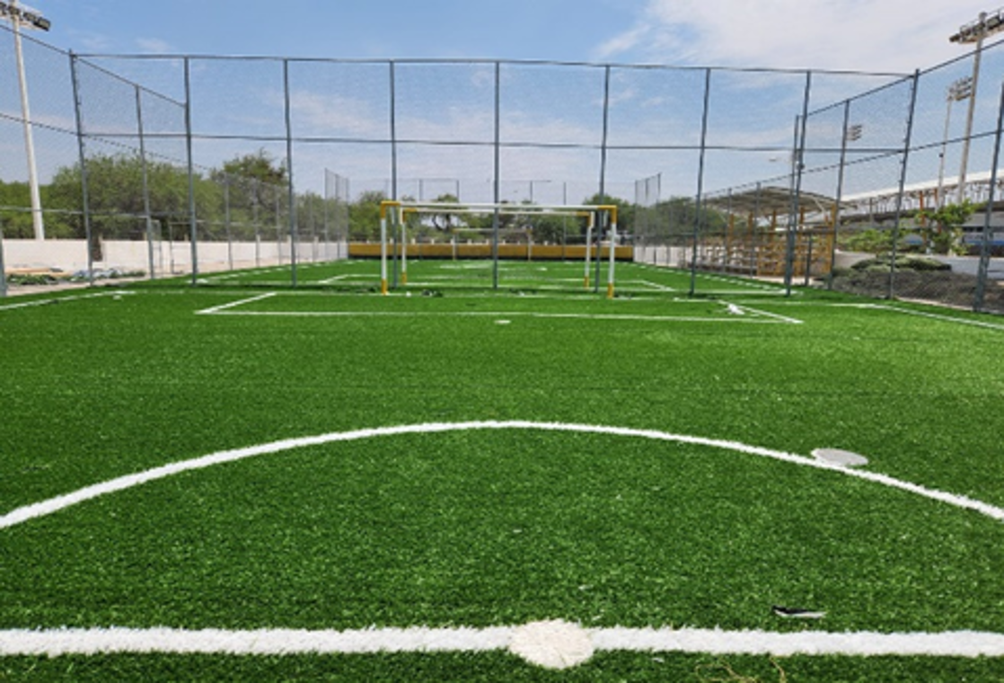 CANCHA DE FÚTBOL RÁPIDO EN UNIDAD DEPORTIVA SUR
