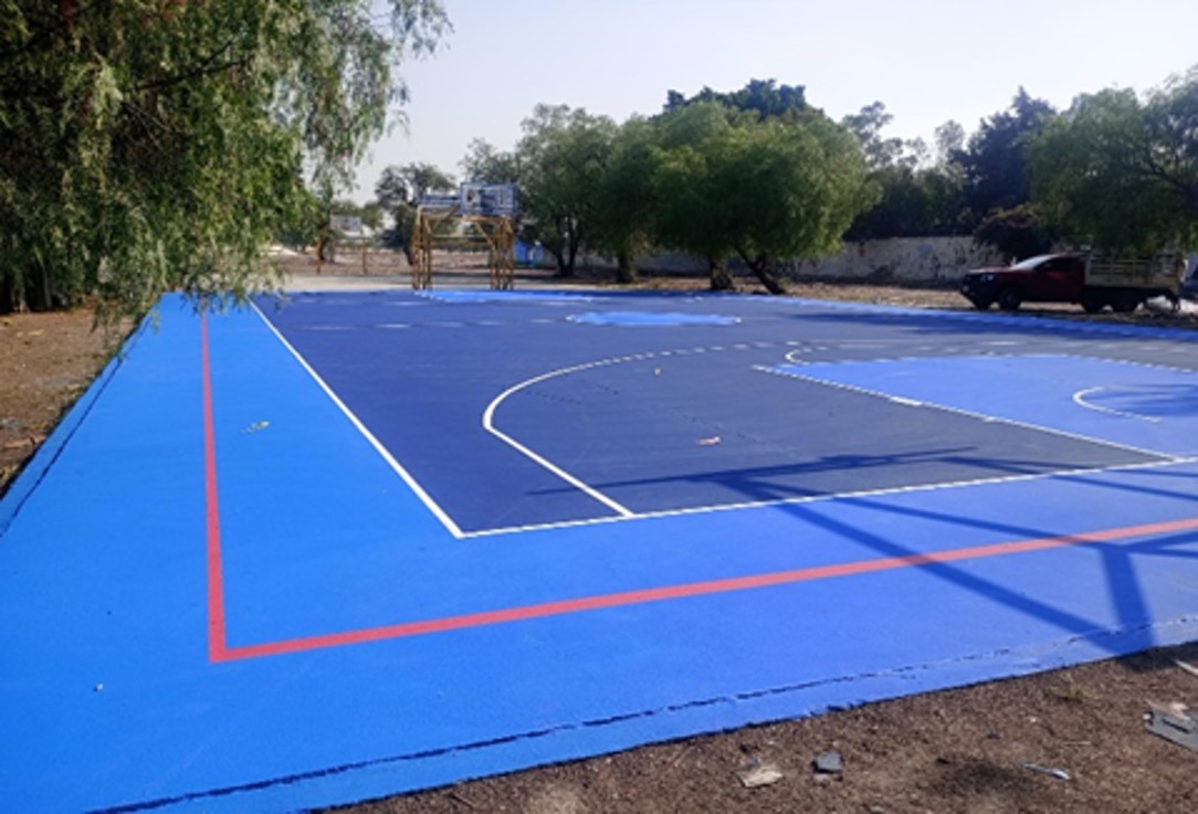 CANCHA EN COLONIA CHAPINGO