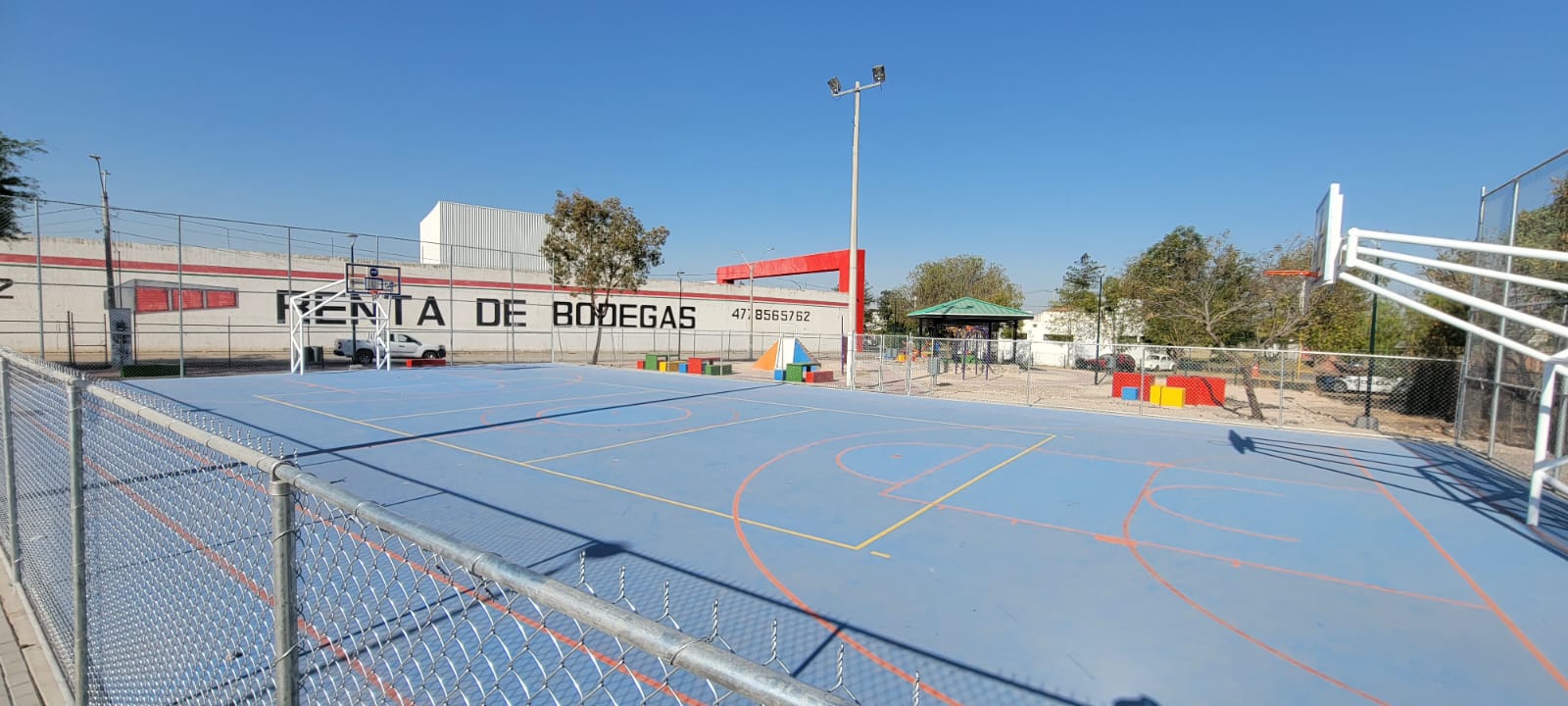 CANCHA EN ESPACIO PÚBLICO DE LA COLONIA VILLAS DE SAN JUAN