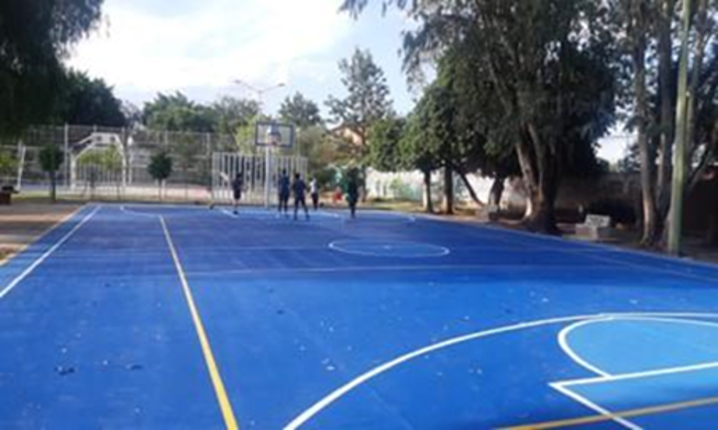 CANCHA EN UNIDAD DEPORTIVA SUR