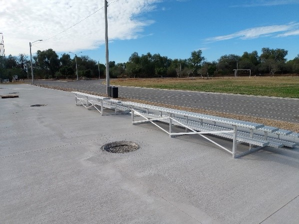CANCHA DE USOS MÚLTIPLES DE LA UNIDAD DEPORTIVA CENTENARIO