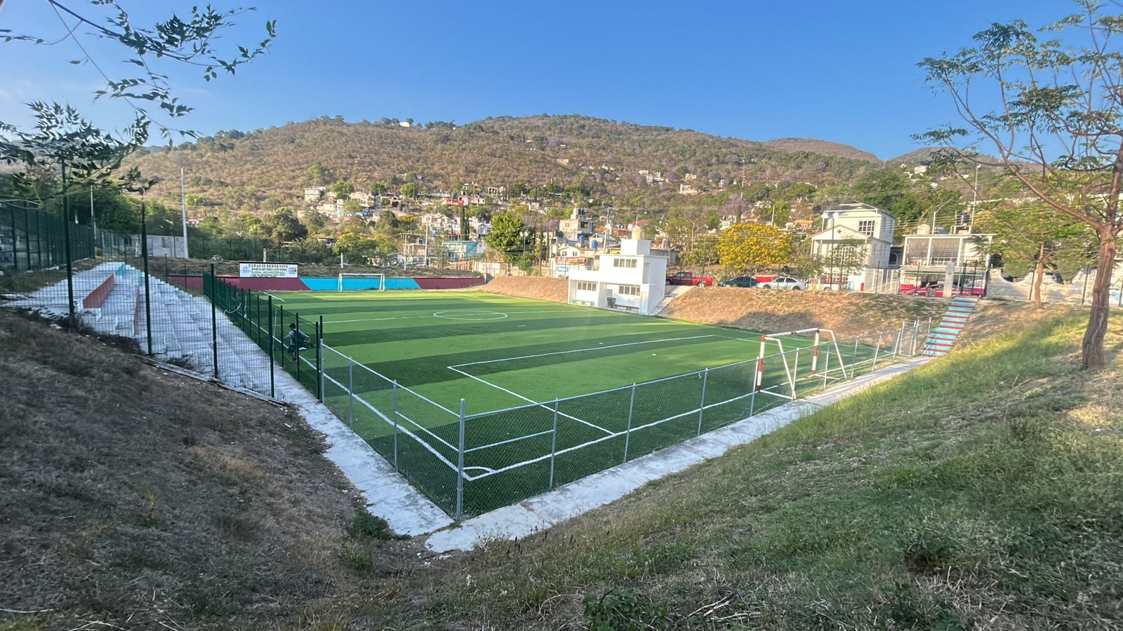 CANCHA DE FÚTBOL 7 UNIDAD DEPORTIVA JACALA