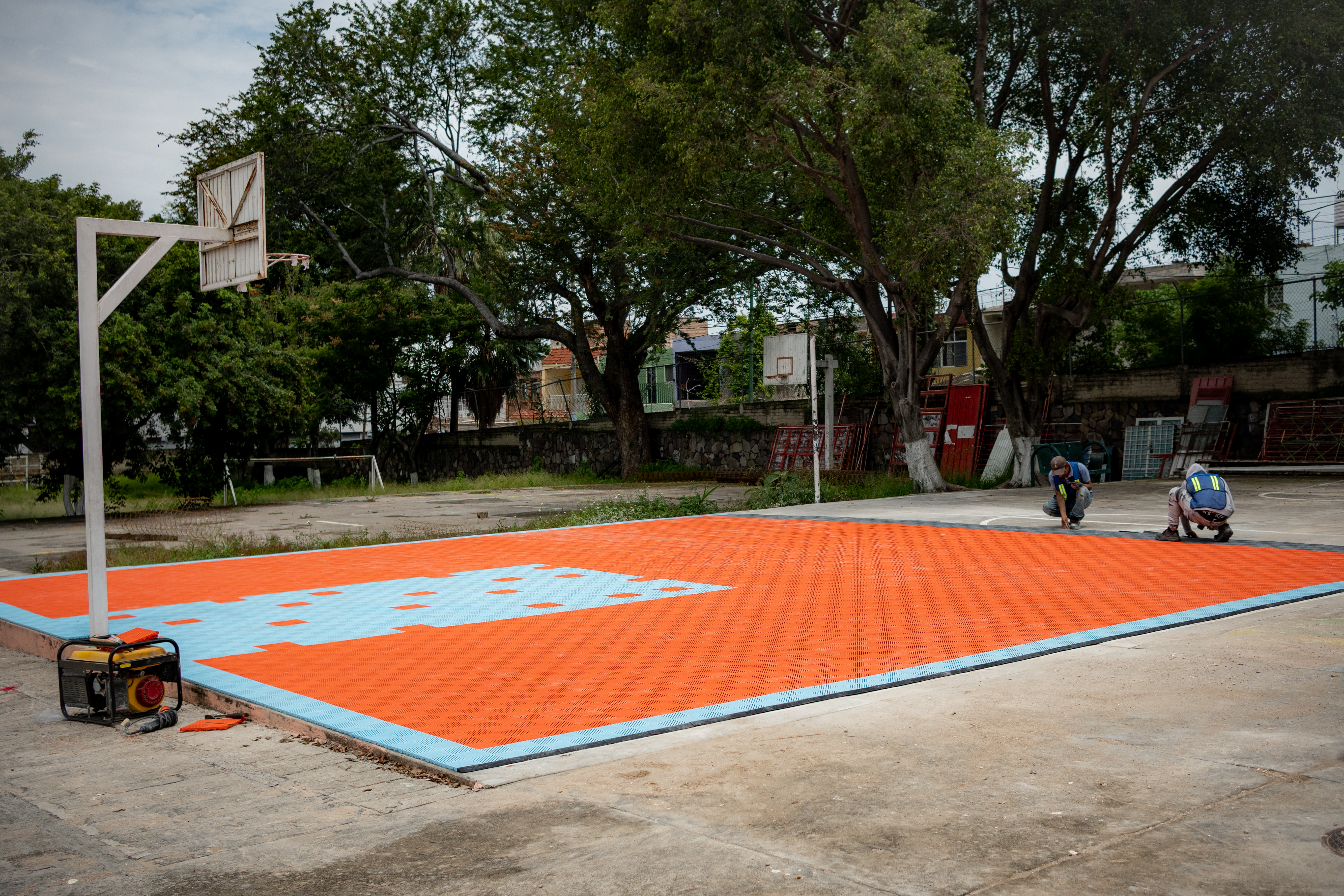 CANCHA EN PRIMARIA MARTIN LUTHER KING C.C.T. 14EPR1021S
