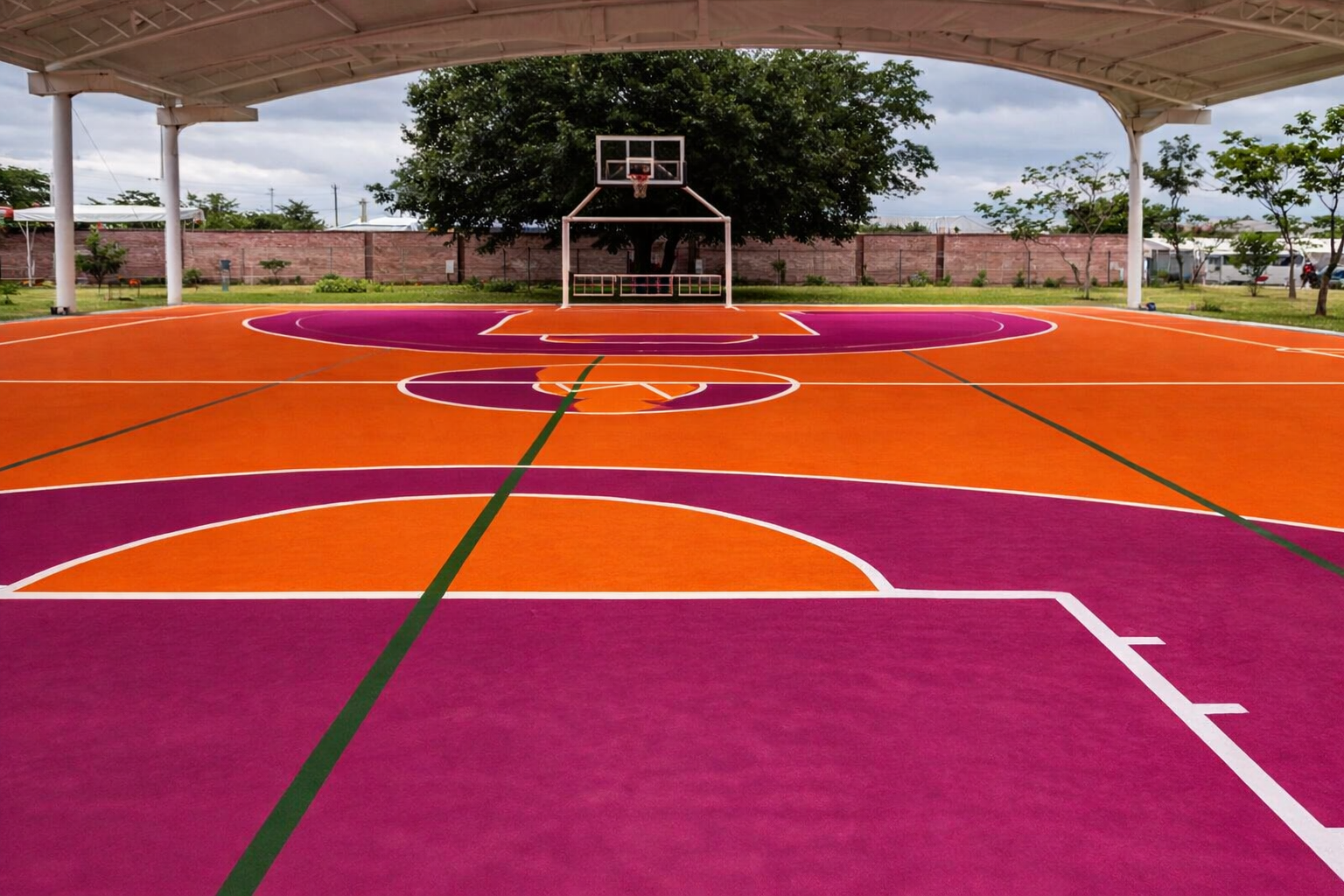 CANCHA EN ESCUELA SECUNDARIA FRANCISCO QUINTANILLA C.C.T. 14DES0127Z