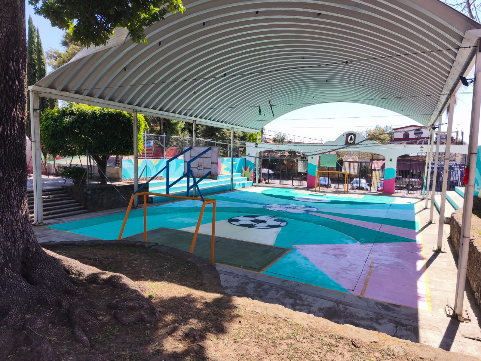 CANCHA AYUDANTÍA MUNICIPAL AHUATEPEC