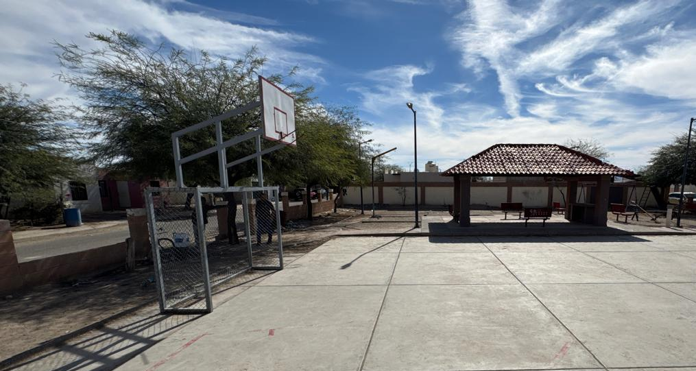 CANCHA QUININALE EN CABORCA