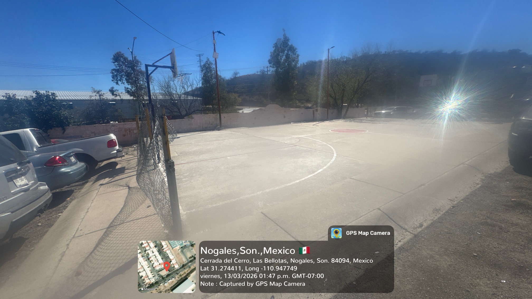 CANCHA DE FÚTBOL BELLOTAS EN NOGALES