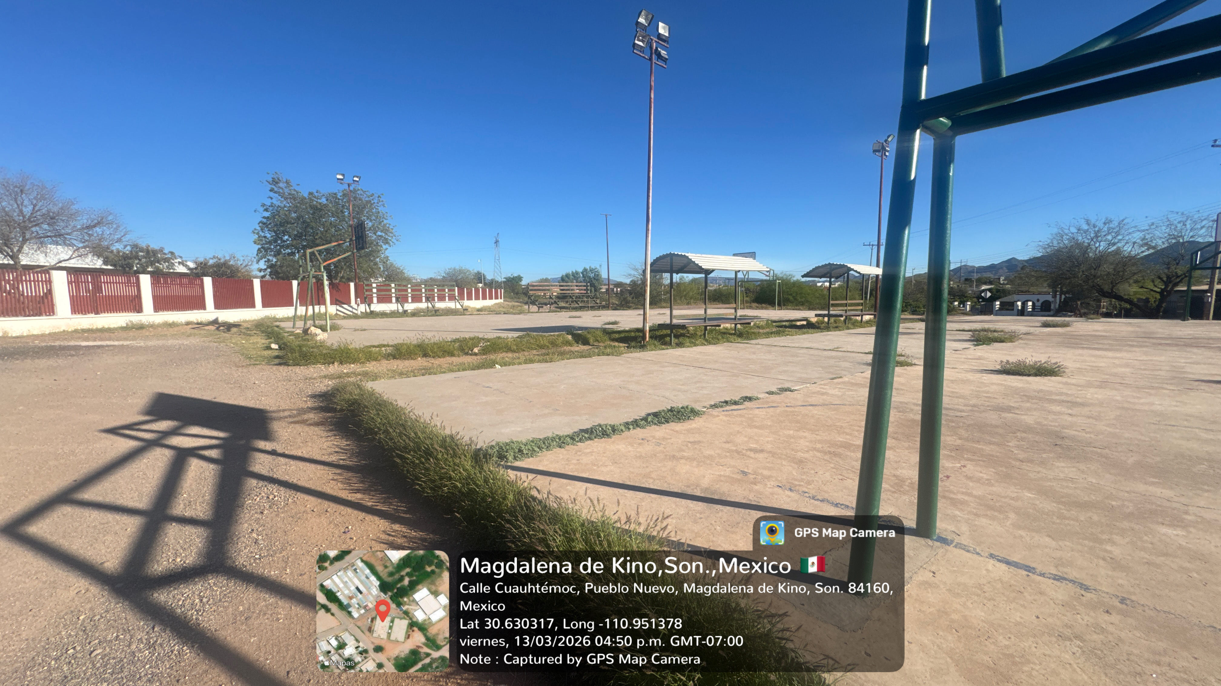 CANCHA DE FÚTBOL EL ATERRIZAJE EN MAGDALENA DE KINO
