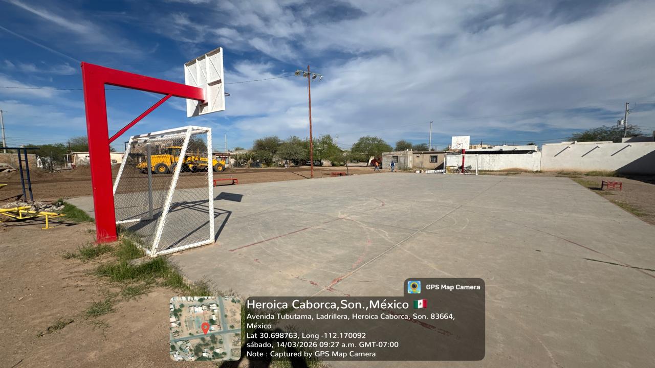CANCHA TUBUTAMA EN CABORCA