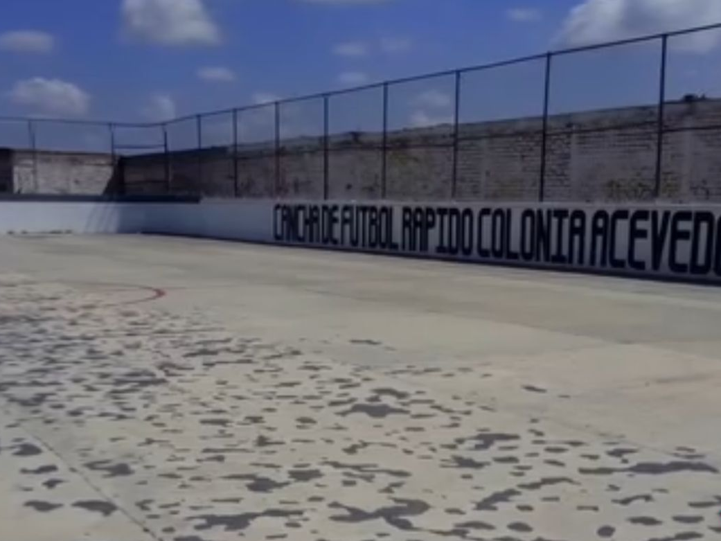CANCHA EN PARQUE RECREATIVO COLONIA ACEVEDO