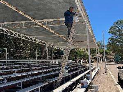 CANCHA EN UNIDAD DEPORTIVA DOMINGO GONZÁLEZ VILLANUEVA