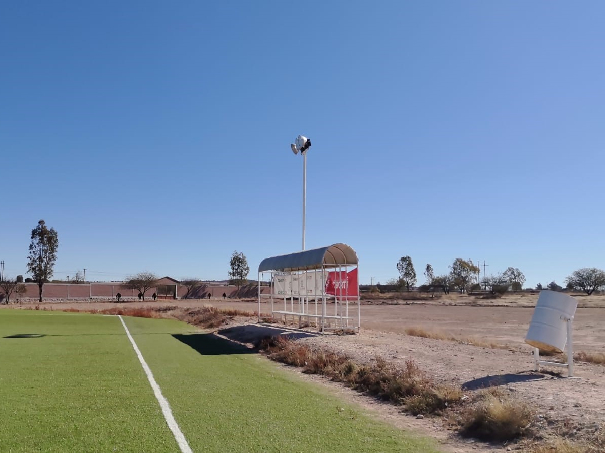 CANCHA EN UNIDAD DEPORTIVA MUNICIPAL NORIA