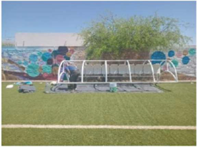 CANCHA EN UNIDAD DEPORTIVA TACOALECHE