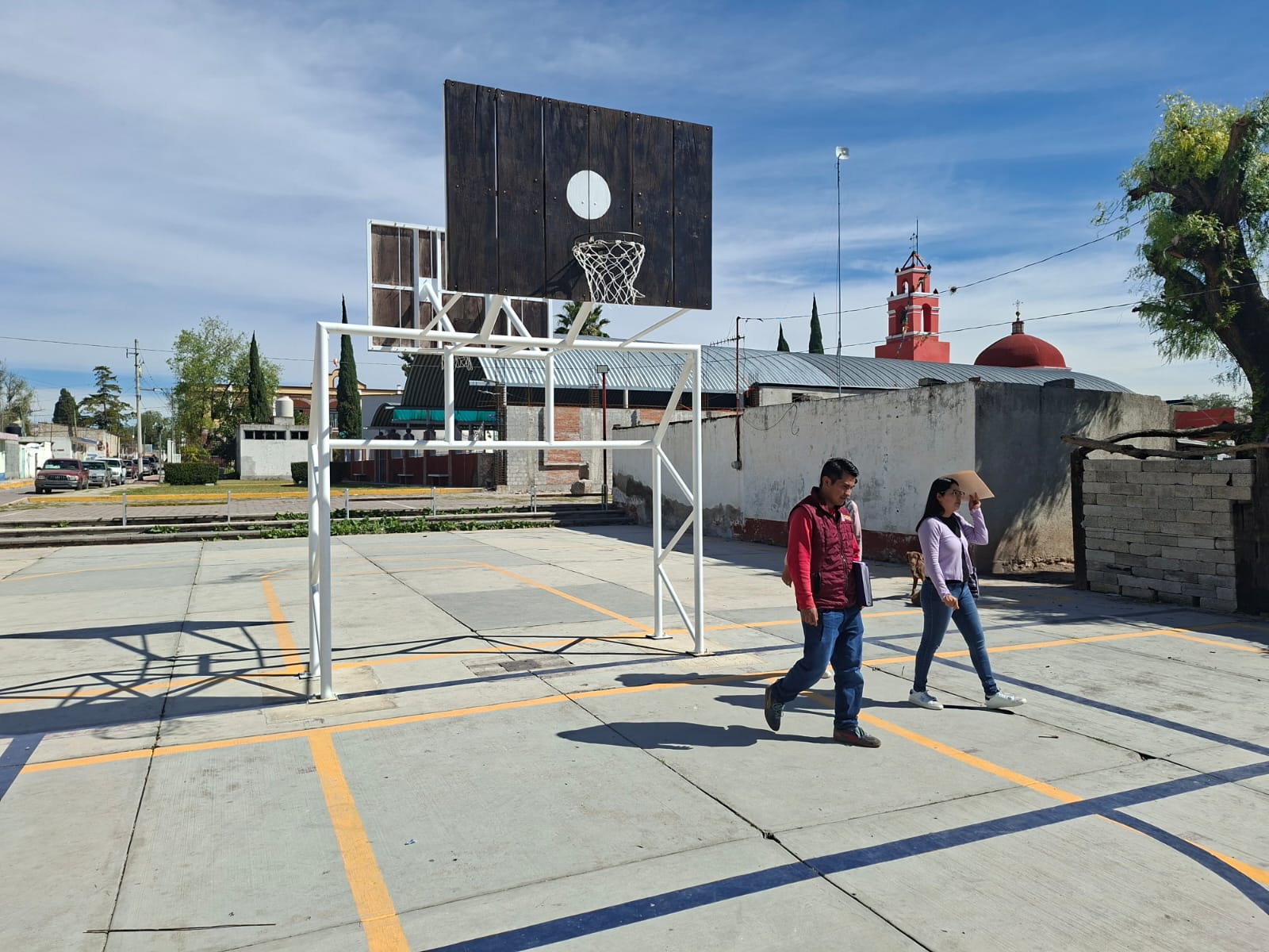 CANCHA EN SAN LUIS AJAJALPAN