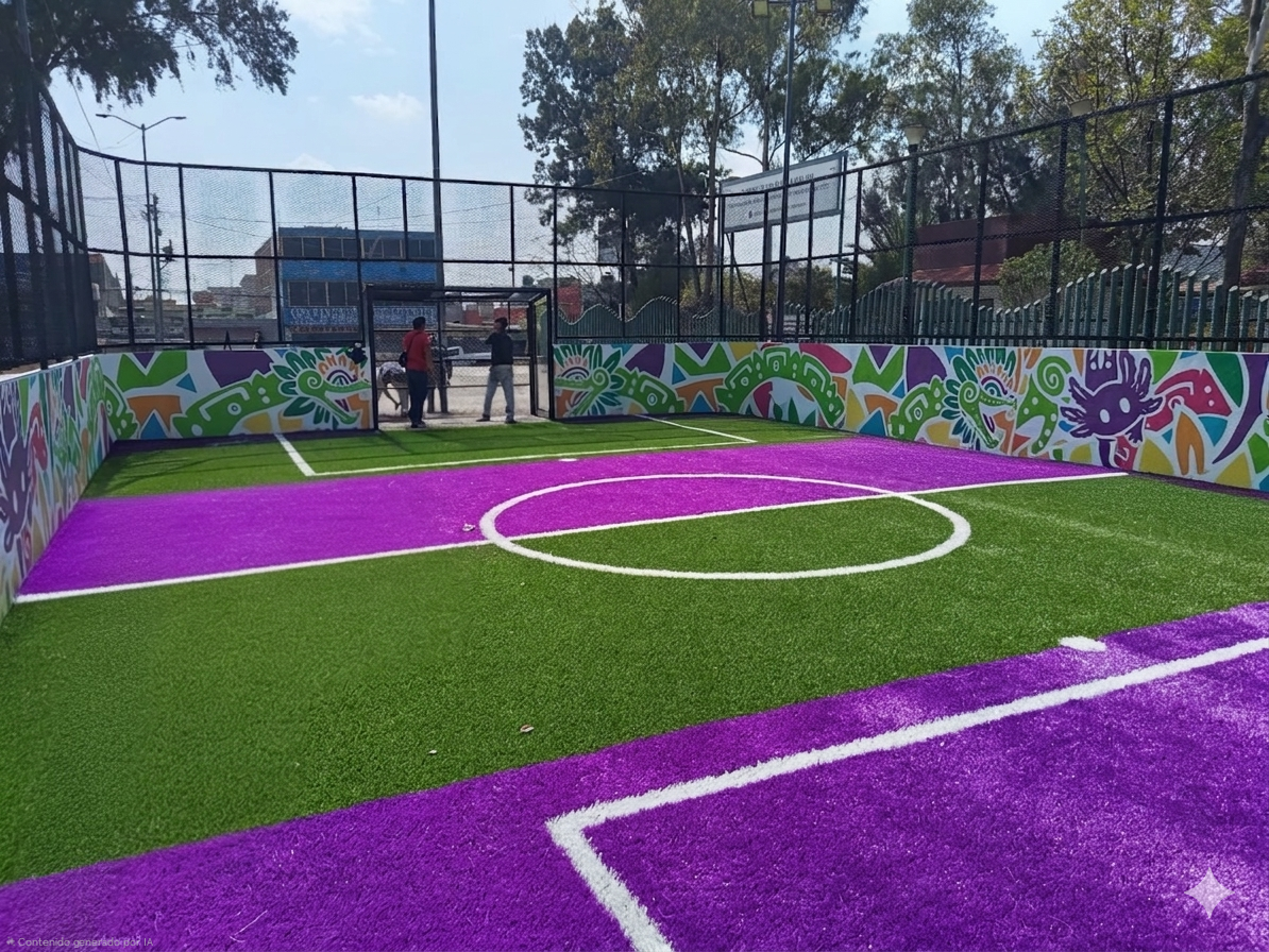 CANCHA DE FÚTBOL VASCO DE QUIROGA NUEVA ATZACOALCO