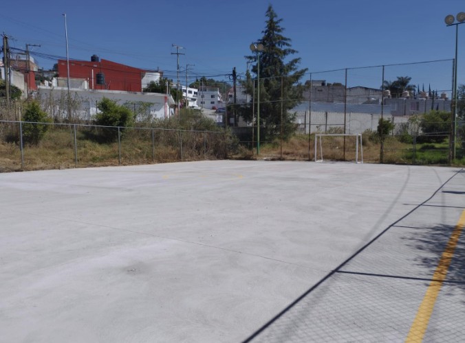 CANCHA EN UNIDAD HABITACIONAL FOVI LA MARÍA