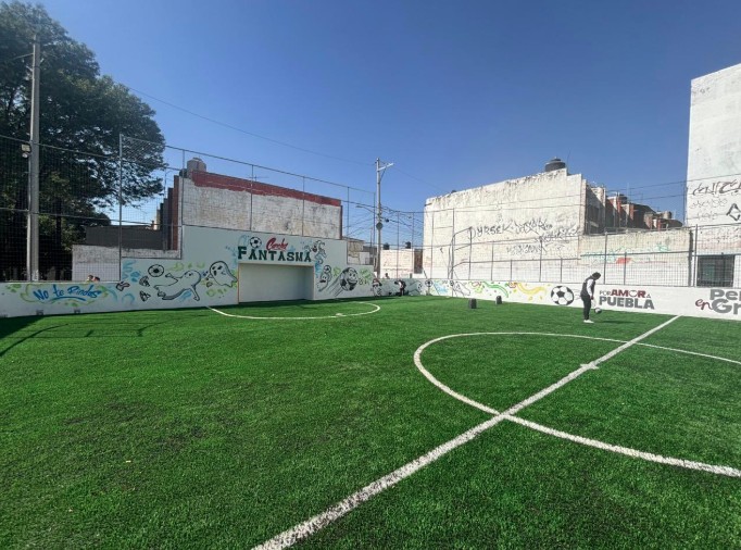 CANCHA EN INFONAVIT AMALUCAN
