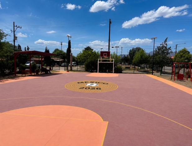 CANCHA MULTIFUNCIONAL DE FÚTBOL EL ABASTO EN CANANEA