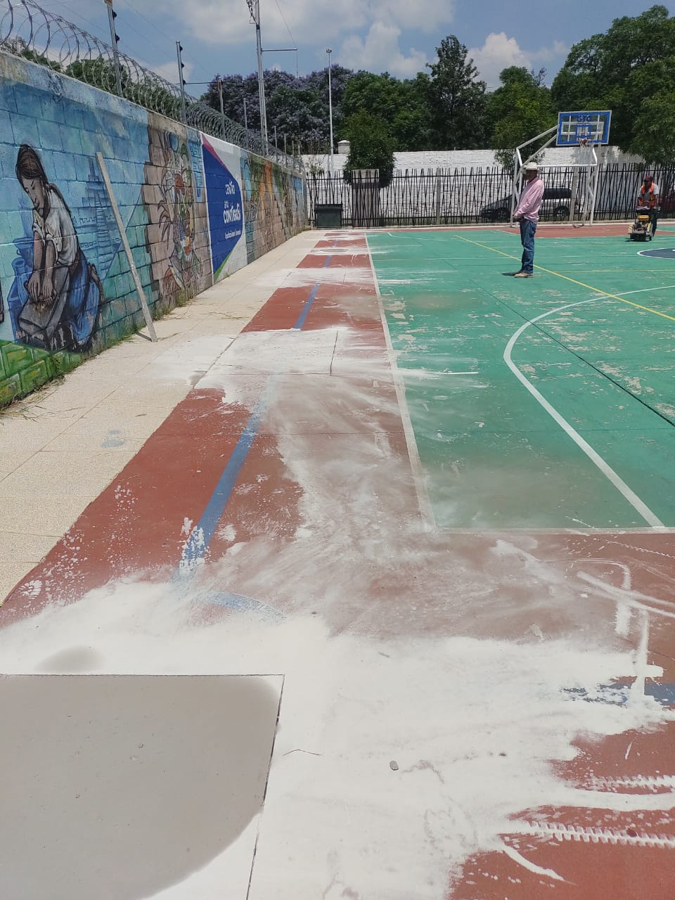 CANCHA DE USOS MÚLTIPLES EN CENTRO NUEVO COMIENZO XOCHIPILLI