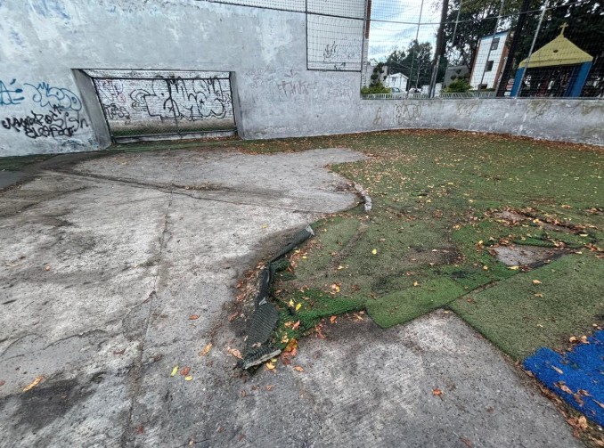 CANCHA EN INFONAVIT AMALUCAN