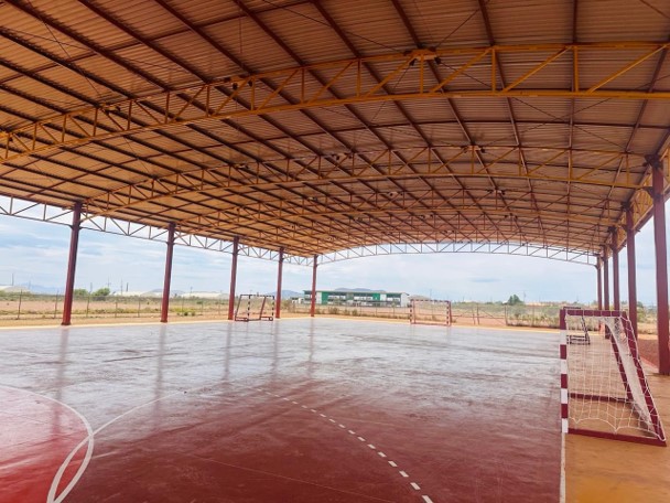 CANCHA DE FÚTBOL DE LA UNIDAD DEPORTIVA EN CANANEA