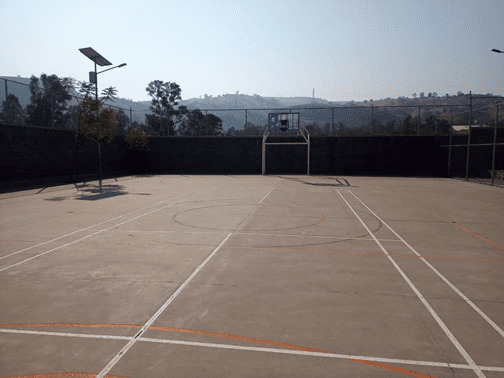 CANCHA DE USOS MÚLTIPLES EN CENTRO NUEVO COMIENZO LAS MARGARITAS