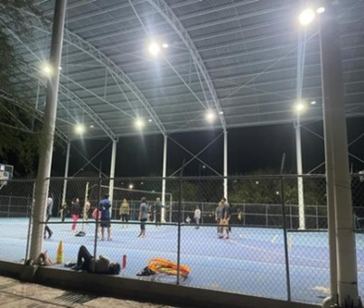 CANCHA DE USOS MÚLTIPLES EL MEZQUITAL