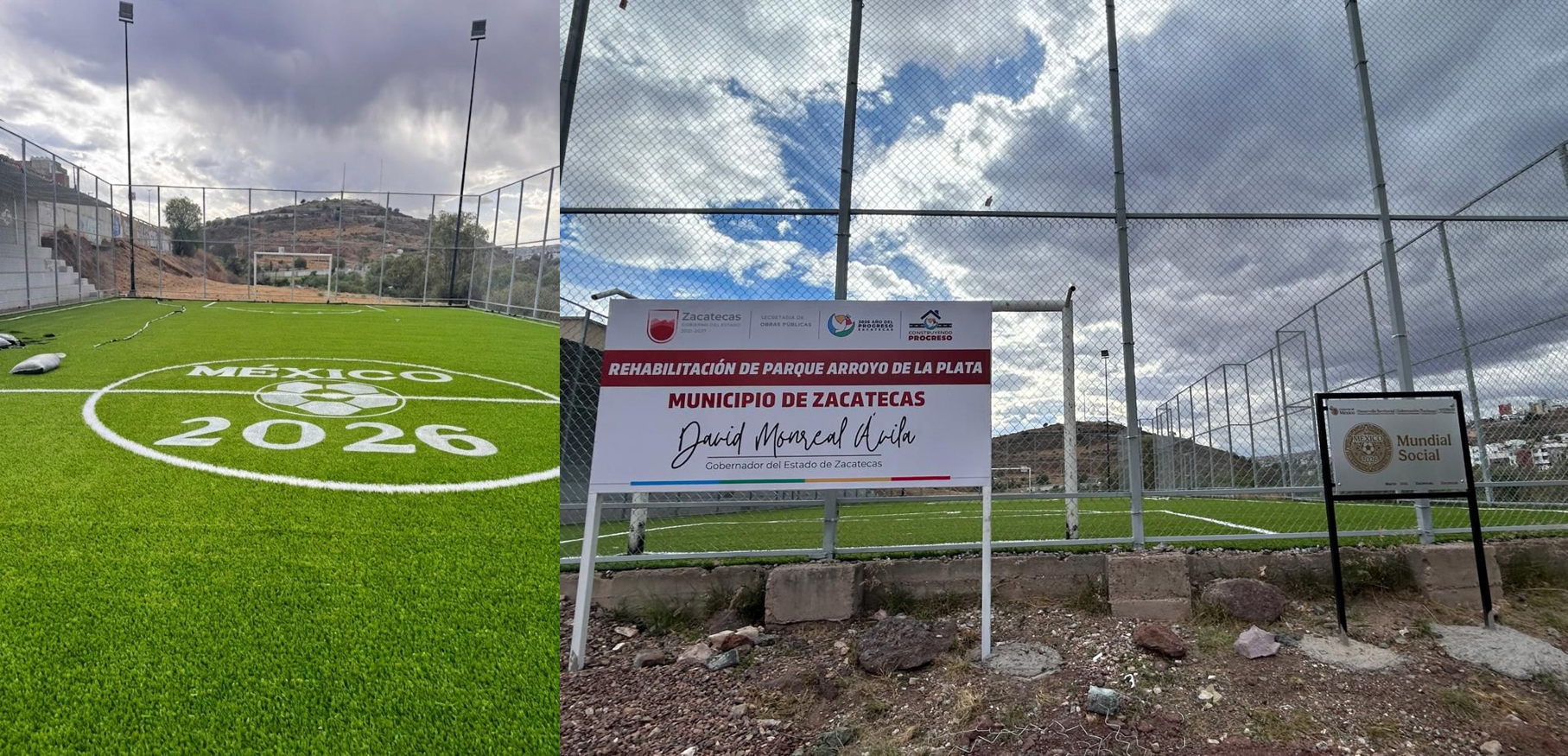 CANCHA FÚTBOL RÁPIDO EN PARQUE ARROYO DE LA PLATA