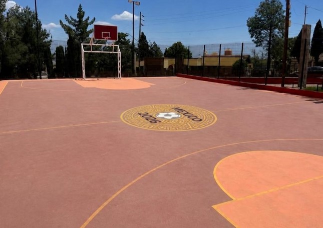CANCHA DEL PARQUE PLANTA NUEVA EN CANANEA