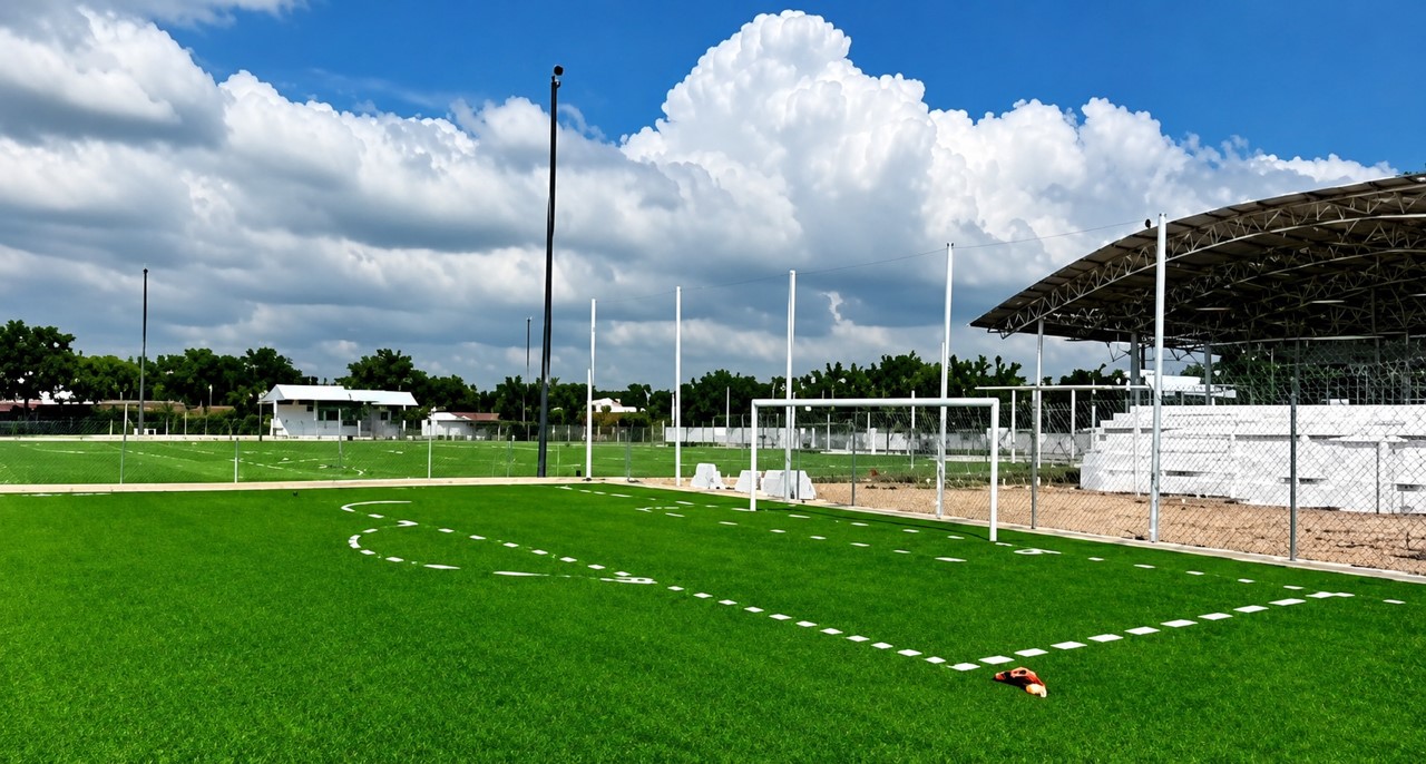 UNIDAD DEPORTIVA EN LA CABECERA DE VILLA COMALTITLÁN