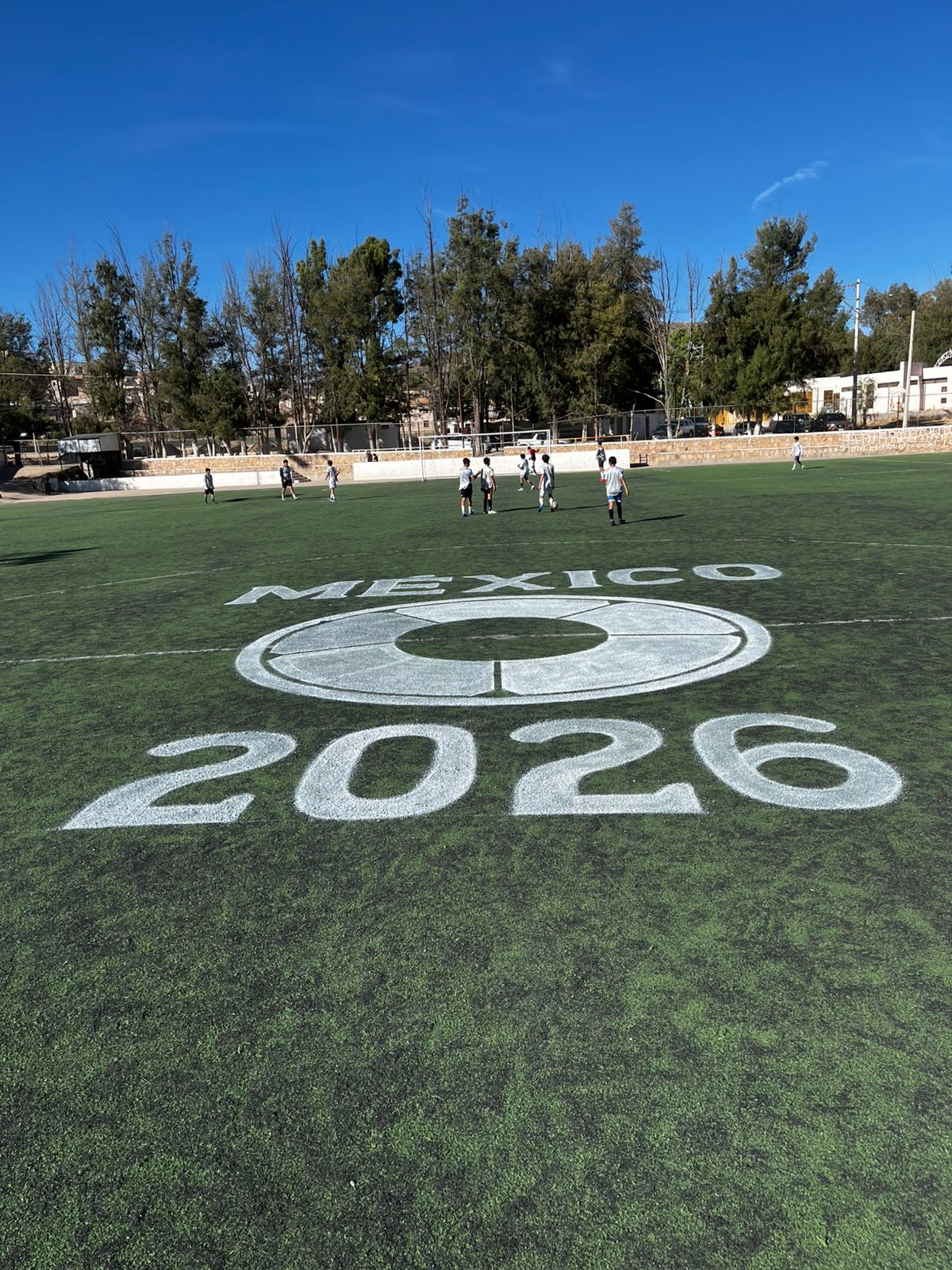 CANCHA EN UNIDAD DEPORTIVA OLVERA