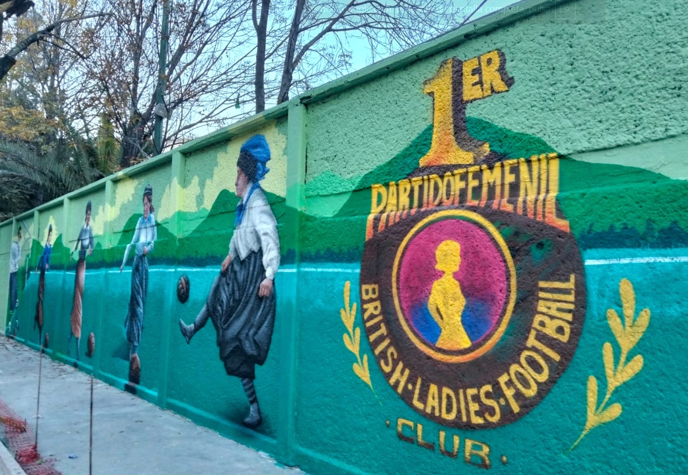 PRIMER PARTIDO FEMENIL DE FÚTBOL