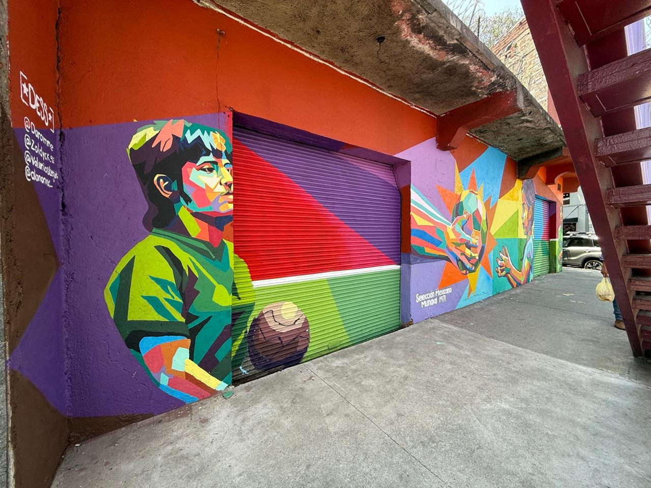 SELECCIÓN MEXICANA MUNDIAL DE 1971 - MURAL 2