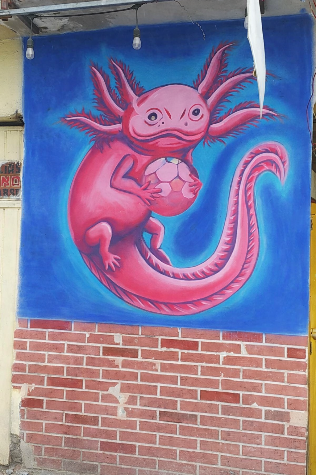 MURAL AXOLOTE