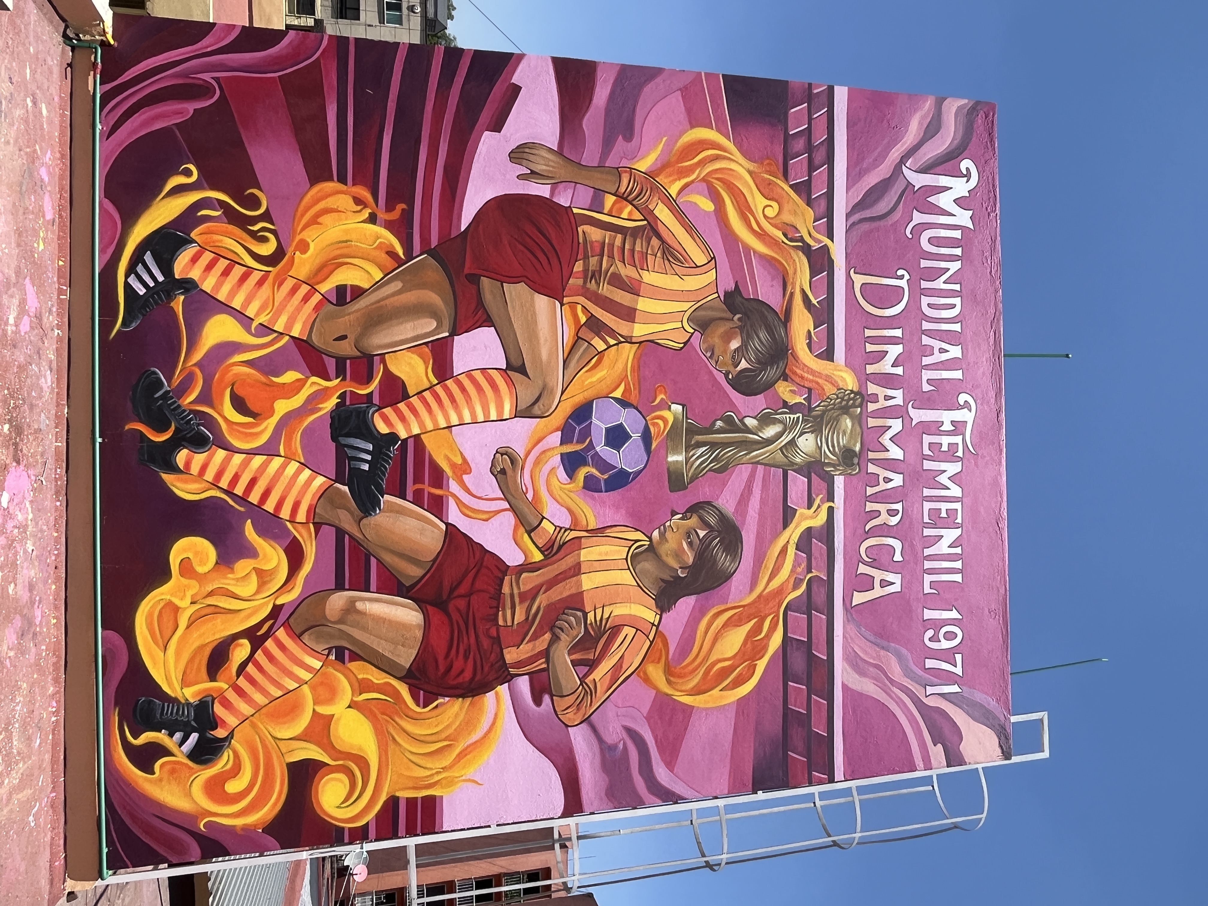 MURAL MUNDIAL FEMENIL 1971 DINAMARCA