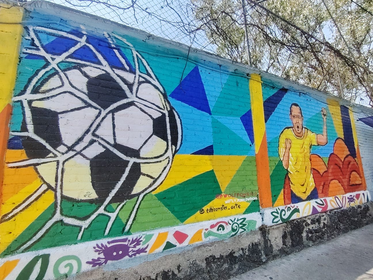 MURAL MUNDIALITO DE FÚTBOL